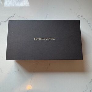 Bottega Veneta Black Gift Box with Gold Logo